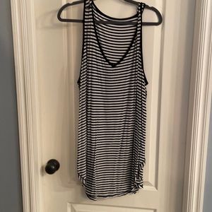 Super soft black and white stripes